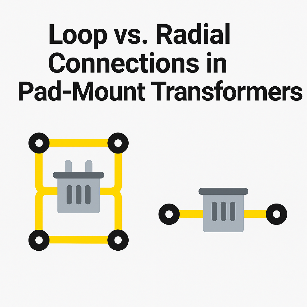 (image for) Loop vs. Radial Connections in Pad-Mount Transformers